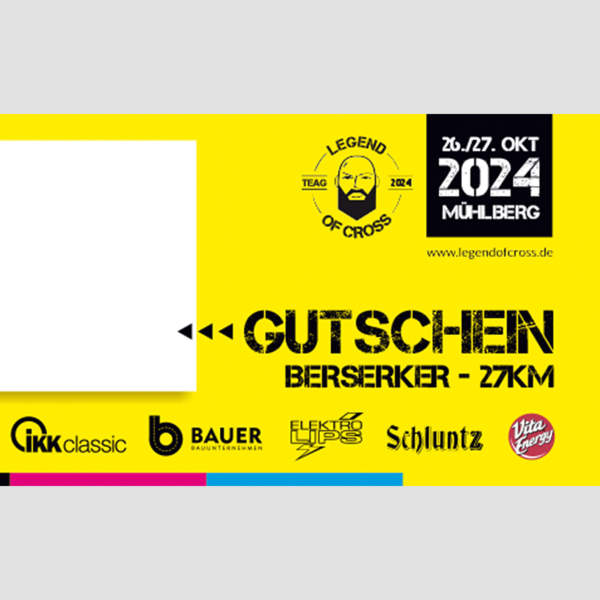 Gutschein | Ticket Berserker | LOC 2024 | Mühlberg | Early Bird Ticket  (bis 31.12.23)