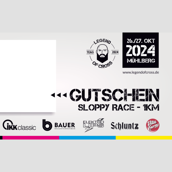 Gutschein | Ticket Sloppy Race | LOC 2024 | Mühlberg